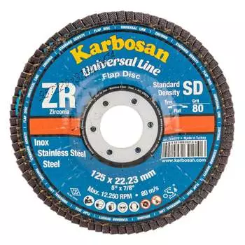 Круг лепестковый ABRAFORM P-80 AF-FLAP-FT-125-P80-ZR65