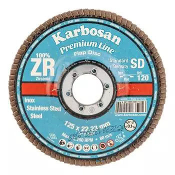 Круг лепестковый ABRAFORM P-120 AF-FLAP-FT-125-P120-ZR100