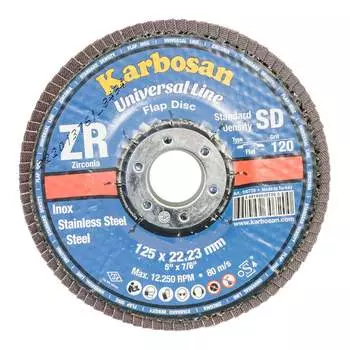 Круг лепестковый ABRAFORM P-120 AF-FLAP-FT-125-P120-ZR65