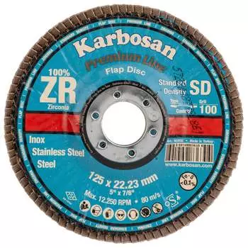 Круг лепестковый ABRAFORM P-100 AF-FLAP-CN-125-P100-ZR100