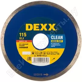 Отрезной алмазный круг для УШМ DEXX 36703-115_z01