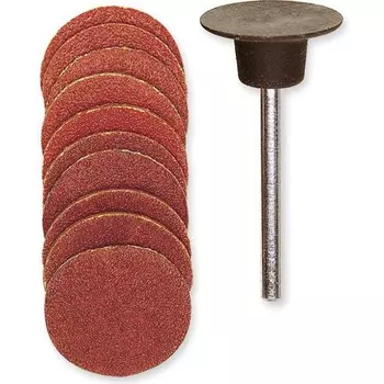 Круг шлифовальный (20 шт; 18 мм; к120 и к150) proxxon 28983