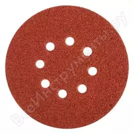 Круг шлифовальный (3 шт; 150 мм; k100; 8 отверстий) graphite 55h805