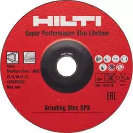 Круг шлифовальный ag-d spх (125x22.2х6.4 мм) hilti 2150741