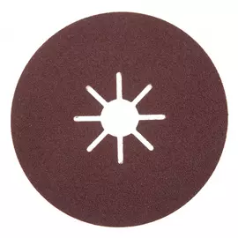 Круг шлифовальный фибровый flex 243-010 (5 шт; 125 мм; p80; 12000 об/мин; 80 м/с) hammer 526839