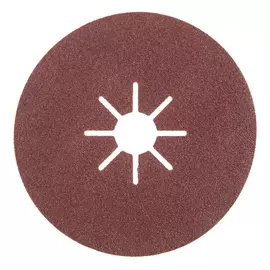 Круг шлифовальный фибровый flex 243-012 (5 шт; 125 мм; p100; 12000 об/мин; 80 м/с) hammer 526840