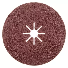 Круг шлифовальный фибровый flex 243-018 (5 шт; 180 мм; p24; 8400 об/мин; 80 м/с) hammer 526849