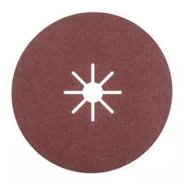 Круг шлифовальный фибровый flex 243-021 (5 шт; 180 мм; p80; 8400 об/мин; 80 м/с) hammer 526873