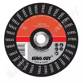 Круг шлифовальный по металлу (125х6x22 мм) euro-cut 125-6.0