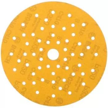 Круги шлифовальные по дереву и краске b.f.w+p multihole (50 шт., 150 мм, k320) bosch 2608621024