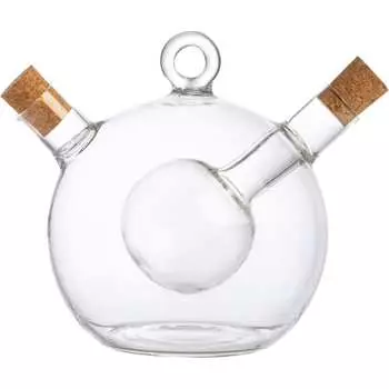 Круглая емкость для масла и уксуса Mallony oliva 105013