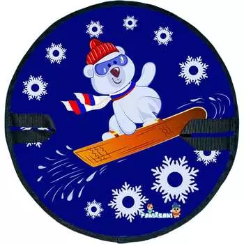 Круглая ледянка Fani&Sani медведь на доске 84154