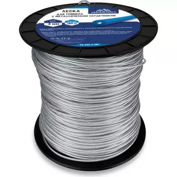 Круглая леска для триммера vertextools YK-555-3-180.