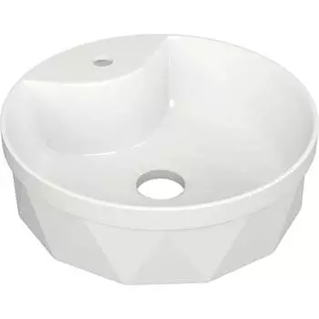 Круглая накладная раковина Bauedge BAU Element Cristal D40 NS0006