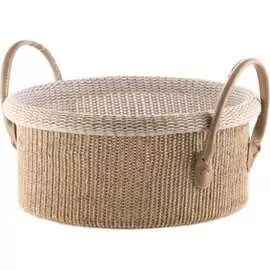 Круглая низкая корзина Todi