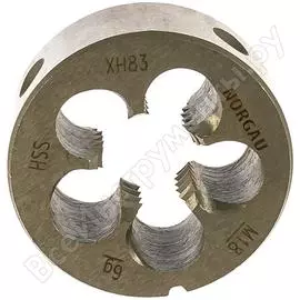 Круглая плашка norgau m18х2,5 013701430