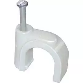 Круглая пластиковая скоба IEK USK11-20-100