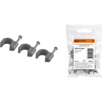 Круглая пластиковая скоба TDM ELECTRIC SQ0514-0065