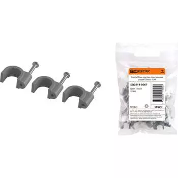 Круглая пластиковая скоба TDM ELECTRIC SQ0514-0067
