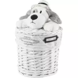 Круглая плетеная корзина Todi