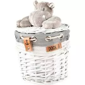 Круглая плетеная корзина Todi