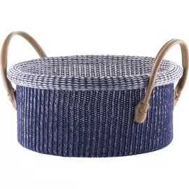 Круглая плетеная корзина Todi