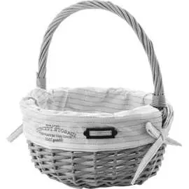 Круглая плетеная корзина Todi