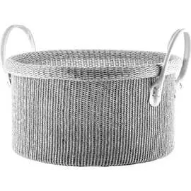 Круглая плетеная корзина Todi