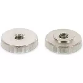 Круглая рифленая низкая оцинкованная гайка ЦКИ М8 DIN467 10 шт. 64038