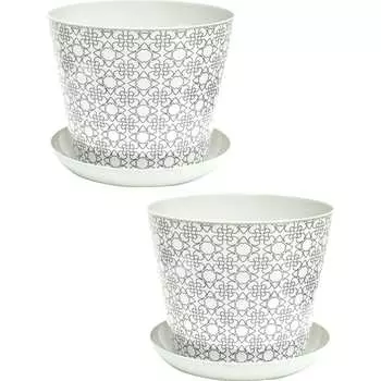 Круглое кашпо Violet