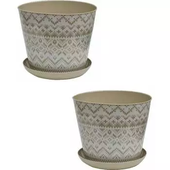 Круглое кашпо Violet N-Kahpo-2/-38143-53