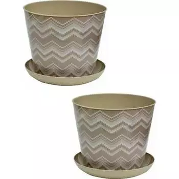 Круглое кашпо Violet