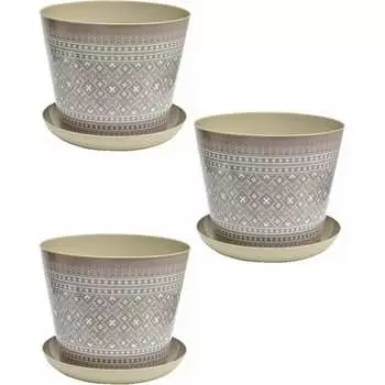 Круглое кашпо Violet N-Kahpo-3/-38165-53