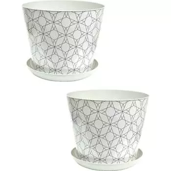 Круглое кашпо Violet N-Kahpo-2/-38185-52