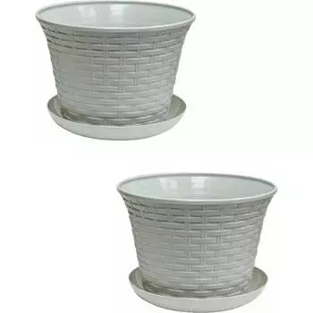 Круглое кашпо Violet