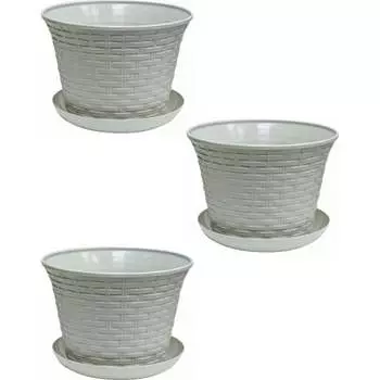 Круглое кашпо Violet N-Kahpo-3/-36301-08