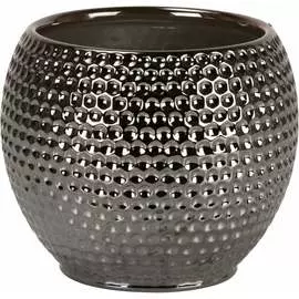 Круглое керамическое кашпо SCHEURICH