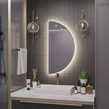 Круглое зеркало для ванной ALIAS