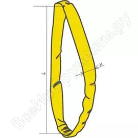 Круглопрядный кольцевой строп кантаплюс кск-16.0/1.0м
