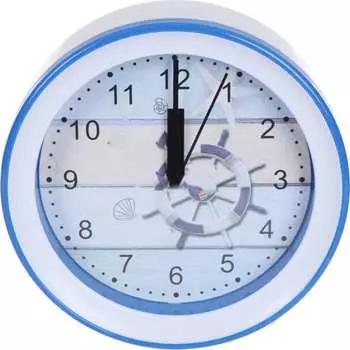 Круглые часы-будильник Perfeo