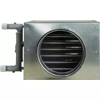 Круглый канальный водяной воздухонагреватель Waer DRW 250/2