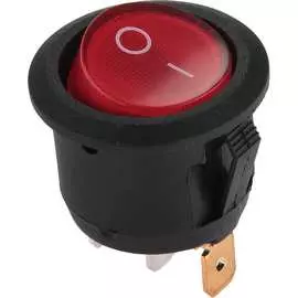 Круглый клавишный выключатель duwi MICRO 26849 9