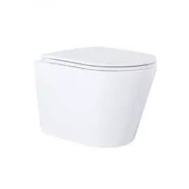 Круглый подвесной безободковый унитаз Azario Teramo AZ-0053 00051934