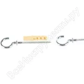 Оцинкованный крюк-шуруп ЕВРОПАРТНЕР d4,5хL85 мм, 2 шт. 13 3010 1