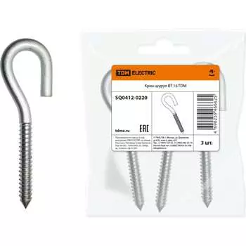 Крюк-шуруп TDM ELECTRIC ВТ 16 SQ0412-0220