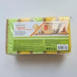 Крупнопористые губки для посуды EUROHOUSE 14330