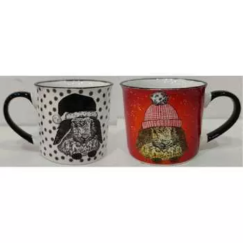 Кружка Olaff МИКС 2 ДЕКОРА, NEW BONE CHINA 221-08032