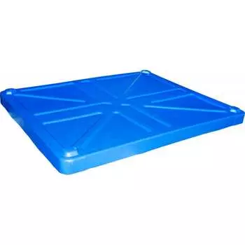 Крышка для boxpallet тара 1230х1040х80 мм синий 06864