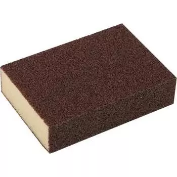 Кухонная губка для сильных загрязнений Рыжий кот Карборундовая 104452