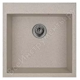 Кухонная кварцевая мойка emar emq-1510.q кварц